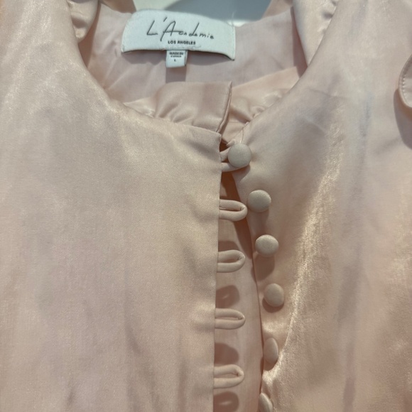 L'academie Pink open shoulder blouse - Picture 5 of 5